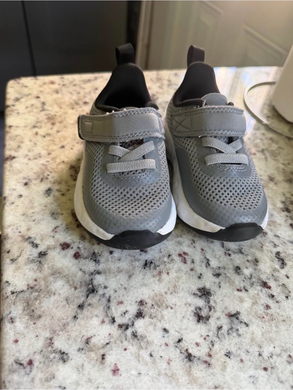 TARGET Kids Gray Mesh Athletic Sneakers - Unbranded
